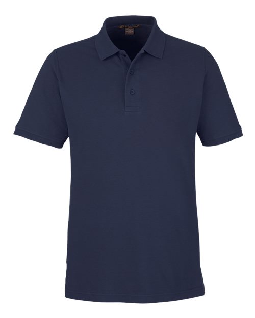 Load image into Gallery viewer, Harriton M205 Men's Valiant Cotton Snag Protect Polo - Dark Navy
