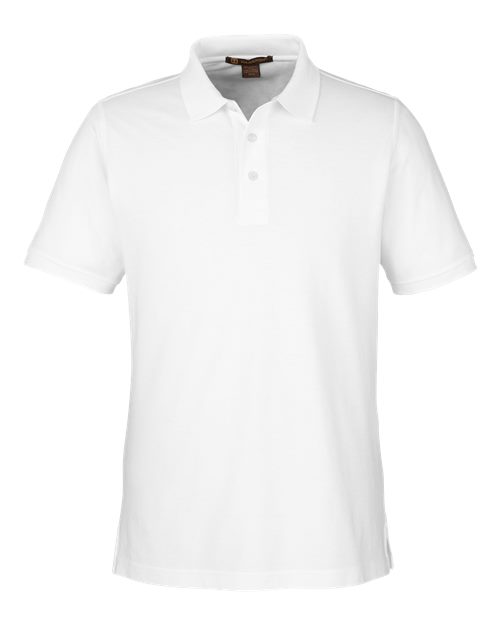 Load image into Gallery viewer, Harriton M205 Men's Valiant Cotton Snag Protect Polo - White
