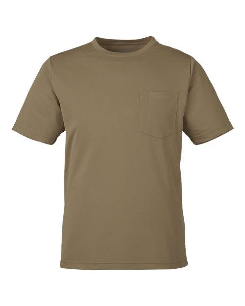 Harriton M118 Unisex Charge Snag and Soil Protect T-Shirt - Coyote Brown