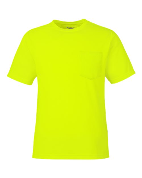 Load image into Gallery viewer, Harriton M118 Unisex Charge Snag and Soil Protect T-Shirt - Safety Yellow
