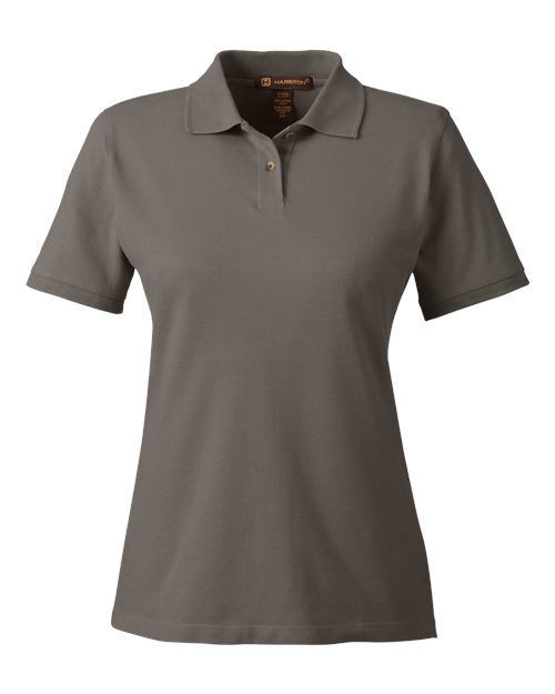Load image into Gallery viewer, Harriton M200W Women's Cotton Polo - Charcoal
