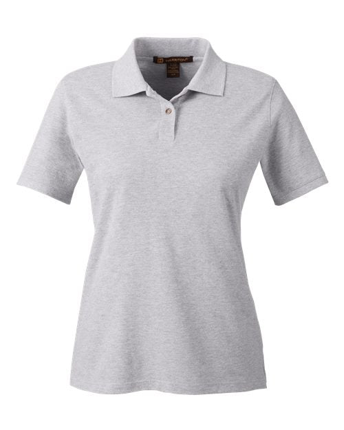 Load image into Gallery viewer, Harriton M200W Women's Cotton Polo - Grey Heather
