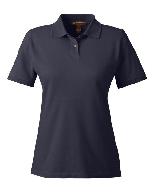 Load image into Gallery viewer, Harriton M200W Women's Cotton Polo - Navy
