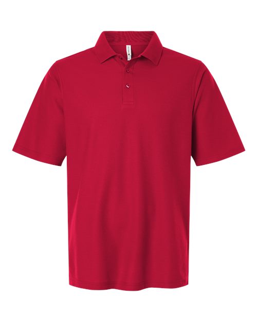 Harriton M105T Men's Tall Maverick CVC Pique Polo - Red