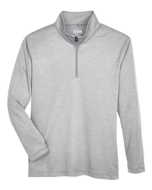 Load image into Gallery viewer, Team 365 TT31HY Youth Zone Sonic Heather Performance Quarter-Zip Pullover - Athletic Heather
