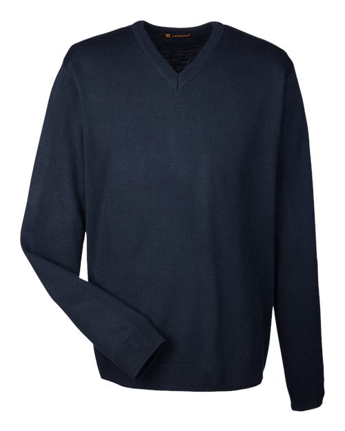 Harriton M420 Men's Pilbloc™ V-Neck Sweater - Dark Navy