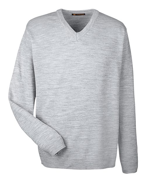 Load image into Gallery viewer, Harriton M420 Men's Pilbloc™ V-Neck Sweater - Grey Heather
