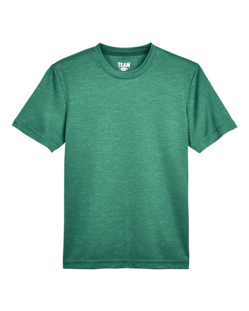 Team 365 TT11HY Youth Sonic Heather Performance T-Shirt - Sport Forest Heather