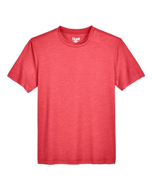 Load image into Gallery viewer, Team 365 TT11HY Youth Sonic Heather Performance T-Shirt - Sport Red Heather
