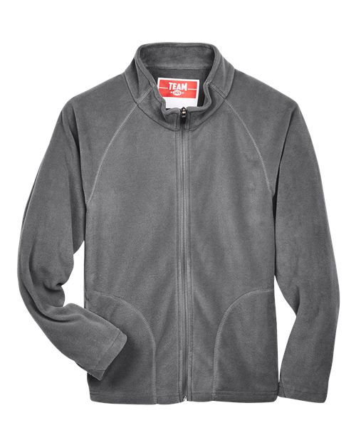 Load image into Gallery viewer, Team 365 TT90Y Youth Campus Microfleece Jacket - Sport Graphite

