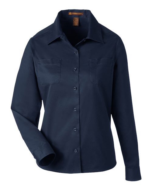 Load image into Gallery viewer, Harriton M585LW Women's Advantage IL Workshirt - Dark Navy
