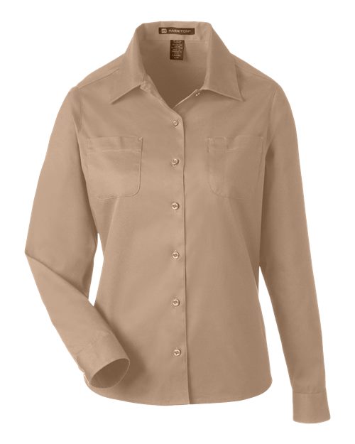 Load image into Gallery viewer, Harriton M585LW Women's Advantage IL Workshirt - Khaki
