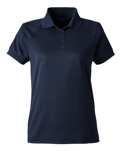 Harriton M208W Women's Charge Snag and Soil Protect Polo - Dark Navy