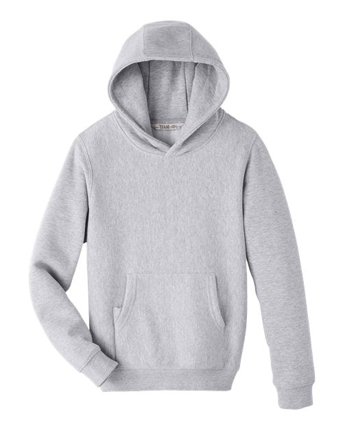 Load image into Gallery viewer, Team 365 TT96Y Youth Zone HydroSport™ Heavyweight Hooded Sweatshirt - Athletic Heather
