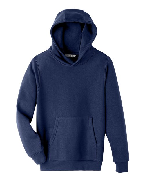 Load image into Gallery viewer, Team 365 TT96Y Youth Zone HydroSport™ Heavyweight Hooded Sweatshirt - Sport Dark Navy
