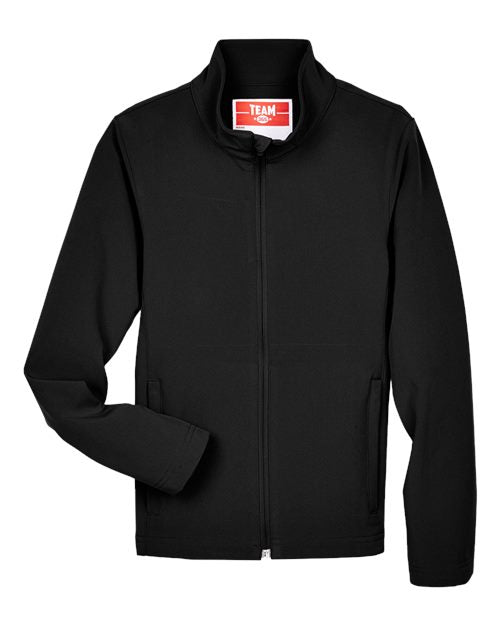 Team 365 TT80Y Youth Leader Soft Shell Jacket - Black