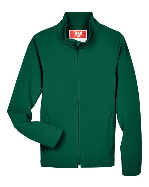 Load image into Gallery viewer, Team 365 TT80Y Youth Leader Soft Shell Jacket - Sport Forest
