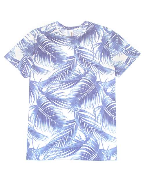 Load image into Gallery viewer, Threadfast Apparel 100A Unisex Ultimate CVC T-Shirt - Palm Paradise
