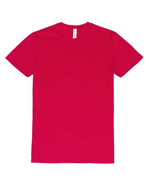 Threadfast Apparel 100A Unisex Ultimate CVC T-Shirt - Red
