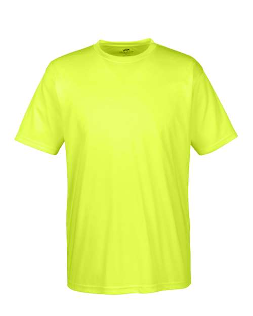 UltraClub 8420 Men's Cool & Dry Sport Performance Interlock T-Shirt - Bright Yellow