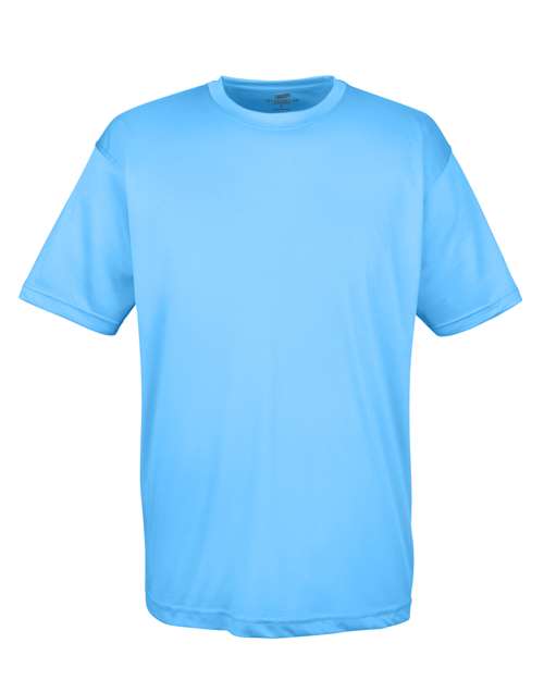 UltraClub 8420 Men's Cool & Dry Sport Performance Interlock T-Shirt - Columbia Blue