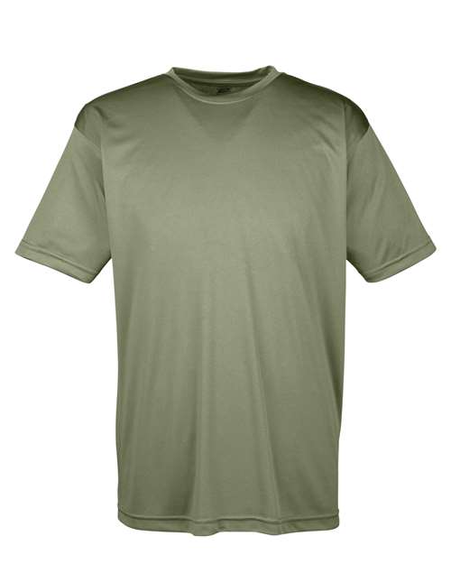 UltraClub 8420 Men's Cool & Dry Sport Performance Interlock T-Shirt - Military Green