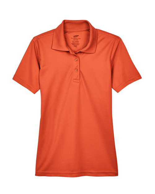UltraClub 8210L Women's Cool & Dry Mesh Piqué Polo - Orange