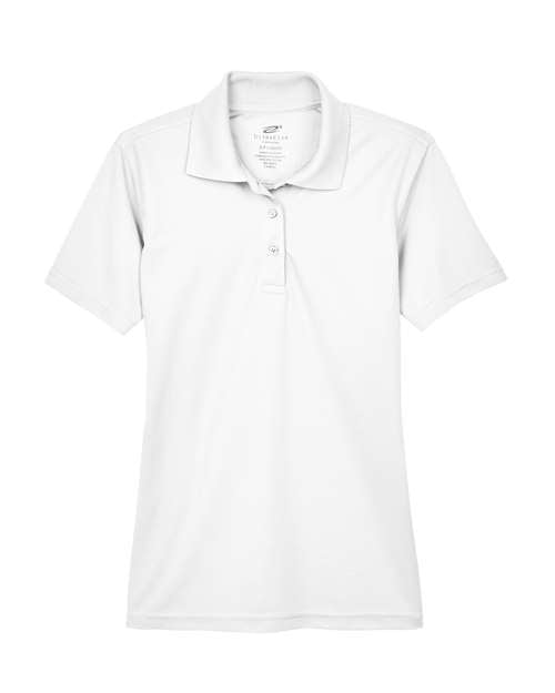 Load image into Gallery viewer, UltraClub 8210L Women's Cool &amp; Dry Mesh Piqué Polo - White
