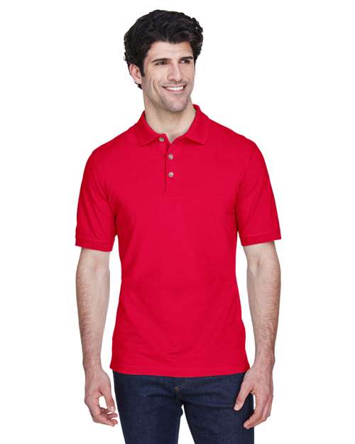 Load image into Gallery viewer, UltraClub 8535 Men's Classic Piqué Polo - Red
