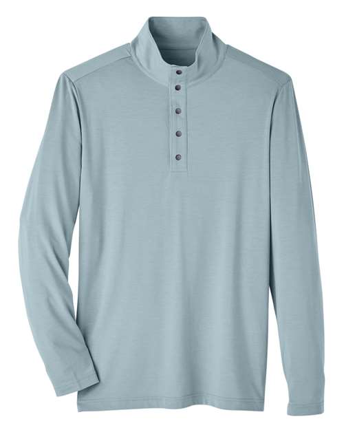 Load image into Gallery viewer, North End NE400 Men's JAQ Stretch Performance Snap-Neck Pullover - Opal Blue
