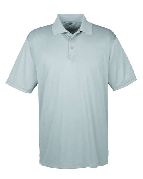UltraClub 8425 Men's Cool & Dry Sport Performance Interlock Polo - Grey