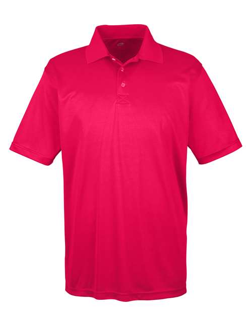 UltraClub 8425 Men's Cool & Dry Sport Performance Interlock Polo - Red