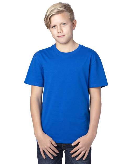 Load image into Gallery viewer, Threadfast Apparel 600A Youth Ultimate CVC T-Shirt - Royal
