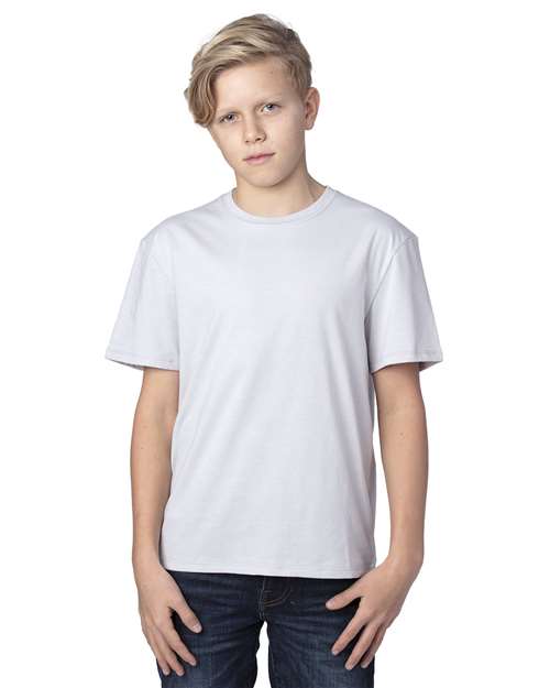 Load image into Gallery viewer, Threadfast Apparel 600A Youth Ultimate CVC T-Shirt - Silver
