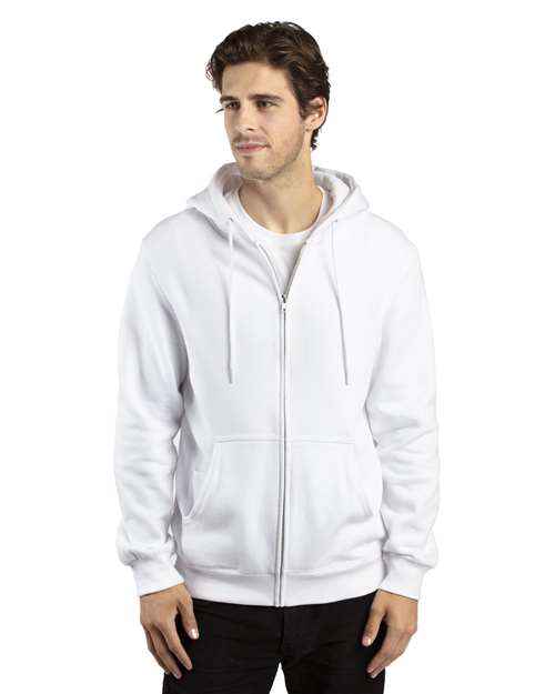 Load image into Gallery viewer, Threadfast Apparel 320Z Unisex Fleece Full-Zip Hooded Sweatshirt - White
