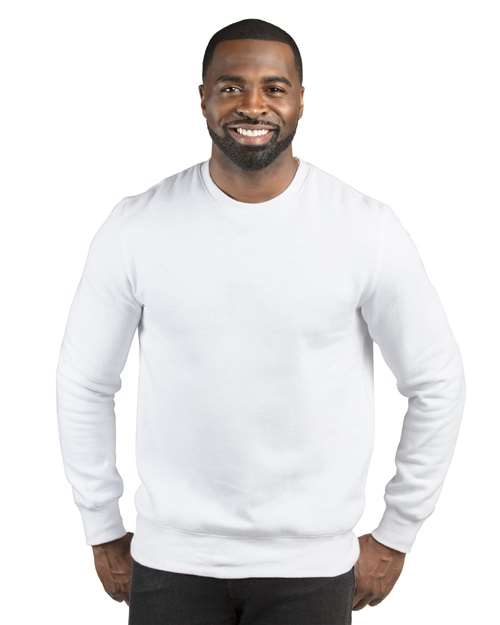 Threadfast Apparel 320C Unisex Ultimate Crewneck Sweatshirt - White