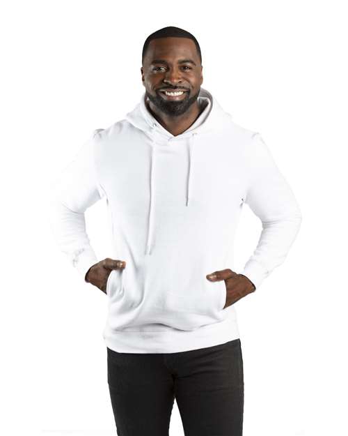 Threadfast Apparel 320H Unisex Ultimate Fleece Pullover Hooded Sweatshirt - White