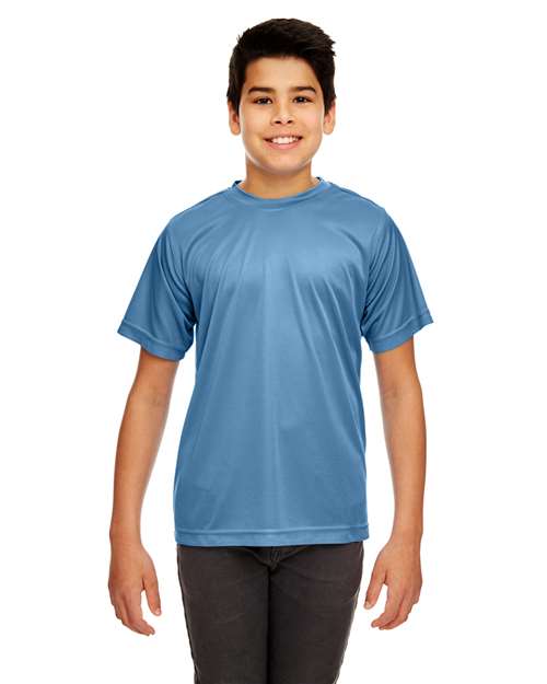UltraClub 8420Y Youth Cool & Dry Sport Performance Interlock T-shirt - Indigo