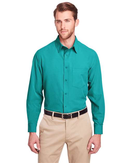 UltraClub UC500 Men's Bradley Performance Woven Shirt - Jade