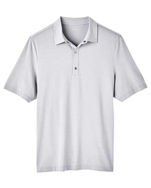 Load image into Gallery viewer, North End NE100 Men's JAQ Snap-Up Stretch Performance Polo - Platinum
