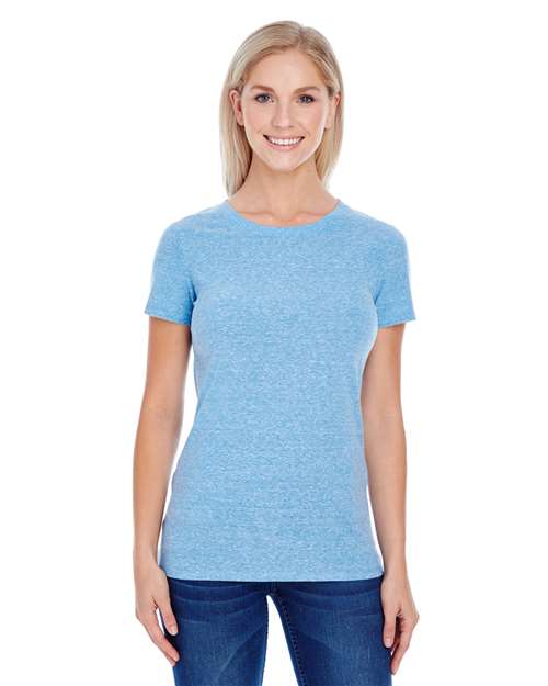 Threadfast Apparel 202A Women's Tri-Blend T-Shirt - Royal Triblend