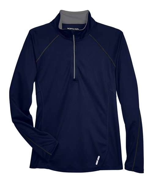 Load image into Gallery viewer, North End 78187 Women's Radar Performance Quarter-Zip Pullover - Classic Navy
