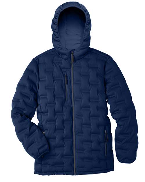 Load image into Gallery viewer, North End NE708 Men's UTK SubDown Loft Puffer Jacket - Classic Navy/ Carbon
