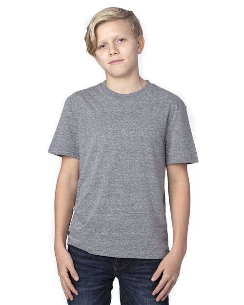 Load image into Gallery viewer, Threadfast Apparel 602A Youth Triblend T-Shirt - Grey Triblend
