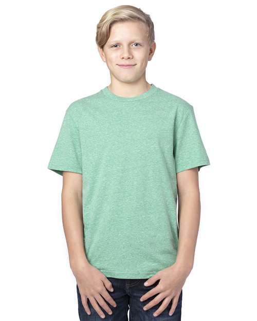 Threadfast Apparel 602A Youth Triblend T-Shirt - Green Triblend