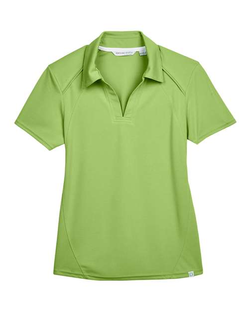Load image into Gallery viewer, North End 78632 Women's Recycled Polyester Performance Pique Polo - Cactus Green

