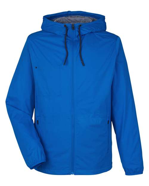 Load image into Gallery viewer, North End NE75 Men's Network Lightweight Jacket - Light Nautical Blue Heather
