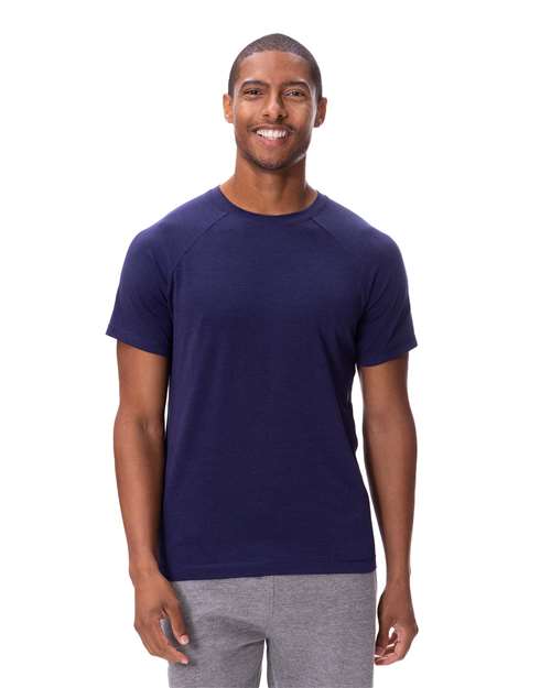 Threadfast Apparel 382R Unisex Impact Raglan T-Shirt - Navy