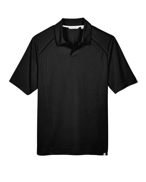 Load image into Gallery viewer, North End 88632 Men's Recycled Polyester Performance Pique Polo - Black
