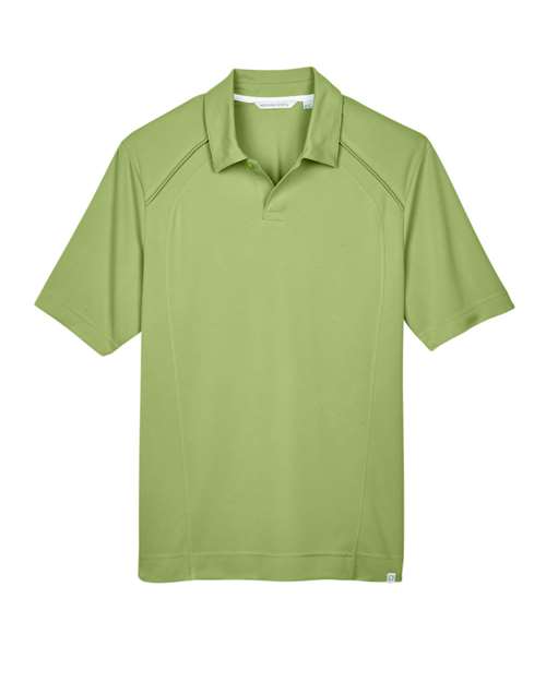 North End 88632 Men's Recycled Polyester Performance Pique Polo - Cactus Green